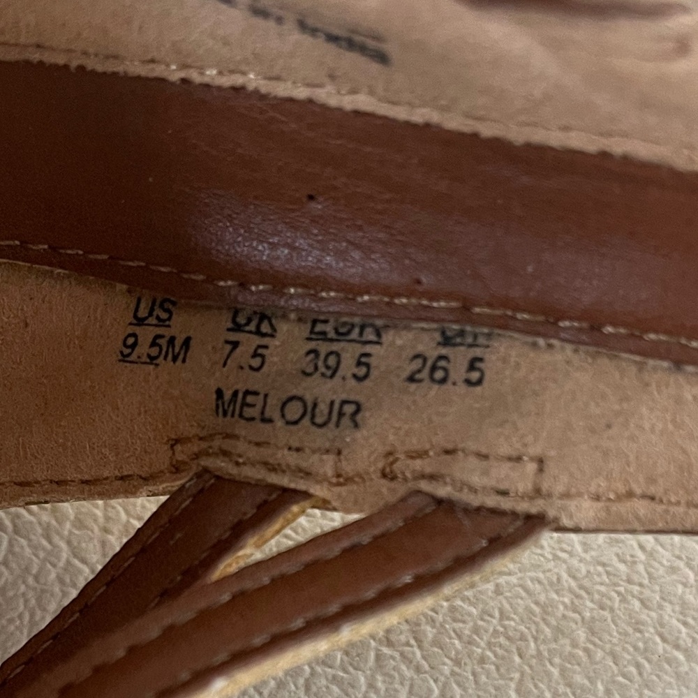 Franco Sarto Melour Gold gladiator Sandals Size 9.5 - Picture 6 of 9